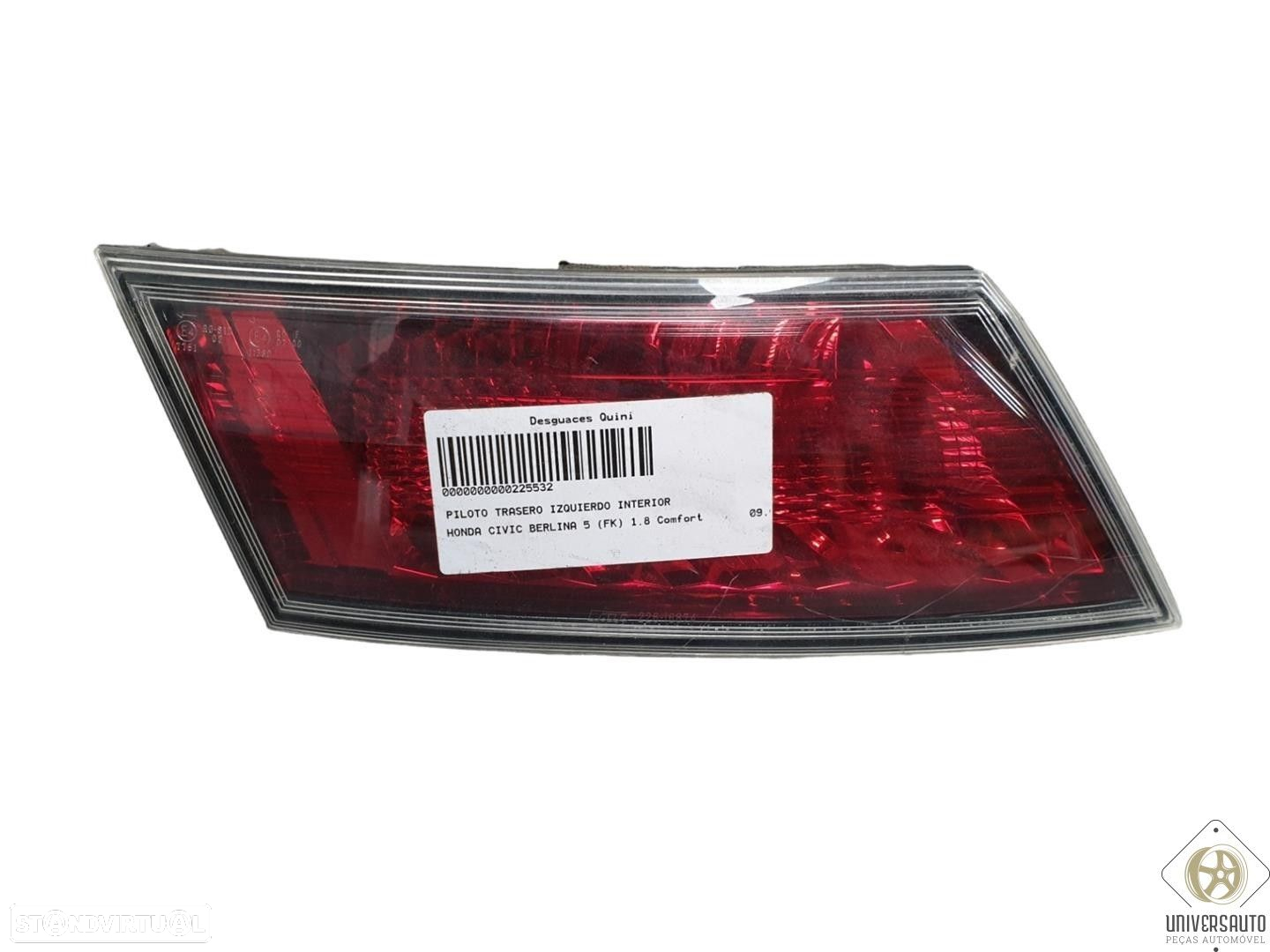 FAROLIM TRASEIRO ESQUERDO INTERIOR HONDA CIVIC VIII HATCHBACK 2007 - 2