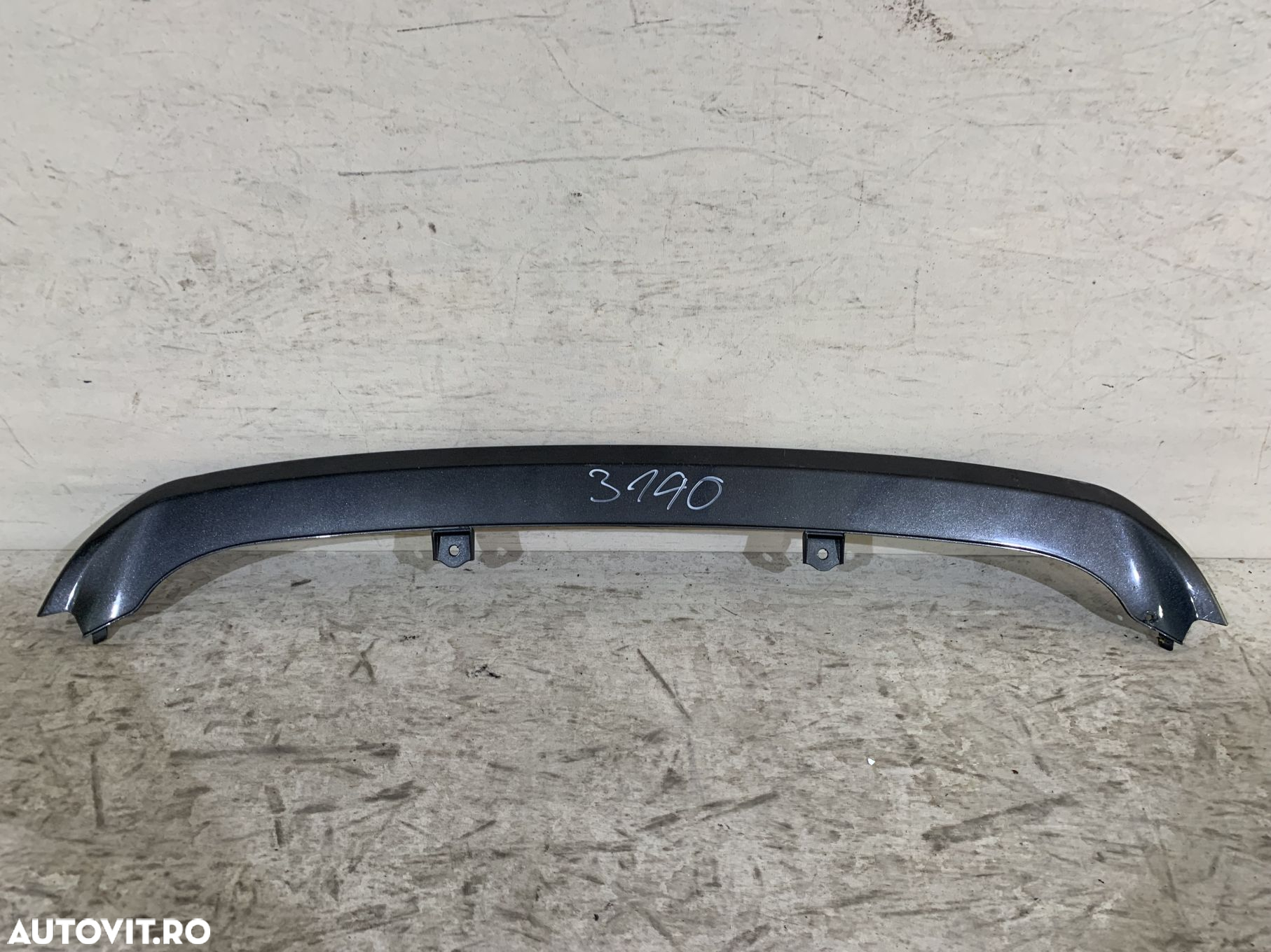 Ornament inferior spoiler bara fata Ford Focus 3 ST, 2015, 2016, 2017, 2018, cod origine OE F1EJ-17F017-A1 - 2