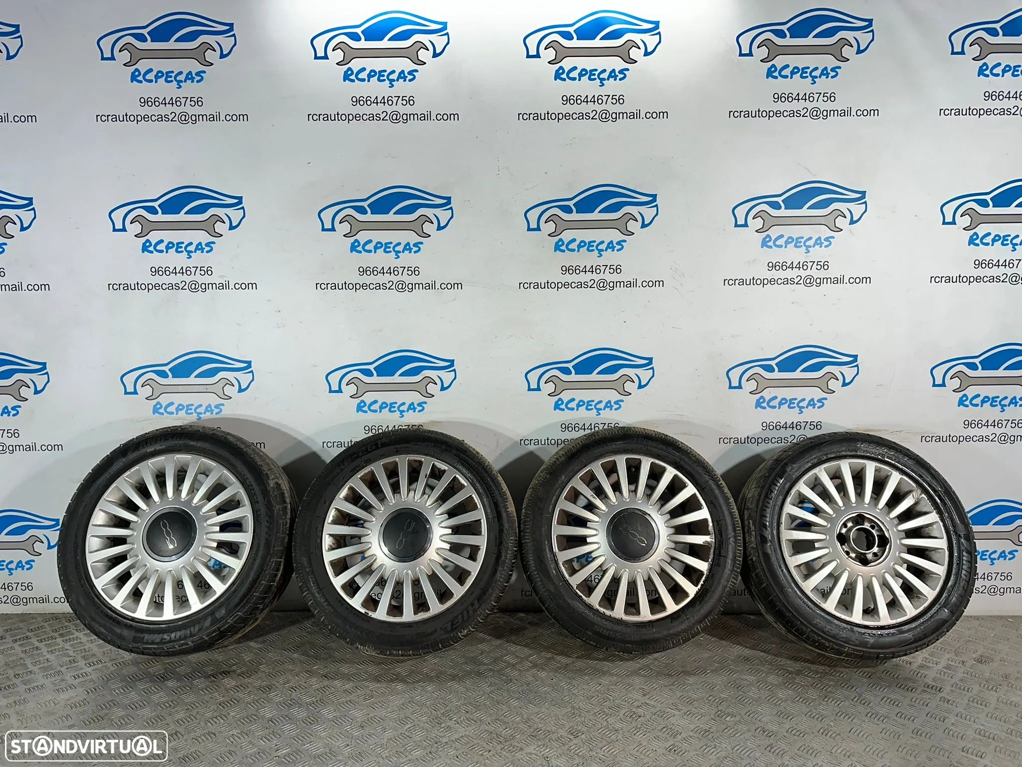 .Conjunto Jantes 15 Originais Fiat 4x98 6J ET35 51787641 - 1