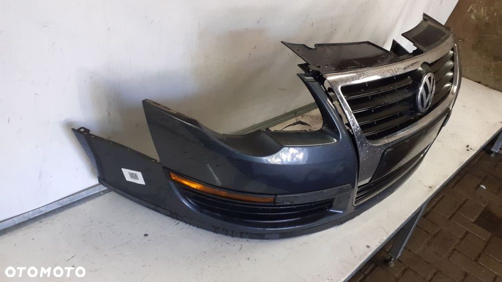 } ZDERZAK PRZÓD PRZEDNI DO VW VOLKSWAGEN PASSAT B6 SZARY GRAFIT - 9