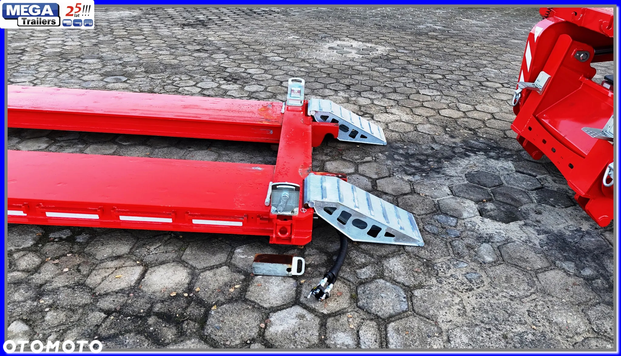 Mega Hydrauliczna Łabędzia Szyja, pokład 650 + 575 cm rozciągu, 2 osie, DMC 46 Ton ! - 15