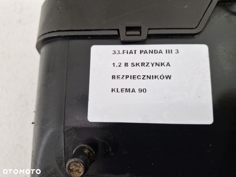 FIAT PANDA 3 III 1.2 B SKRZYNKA BEZPIECZNIKÓW KLEMA - 7