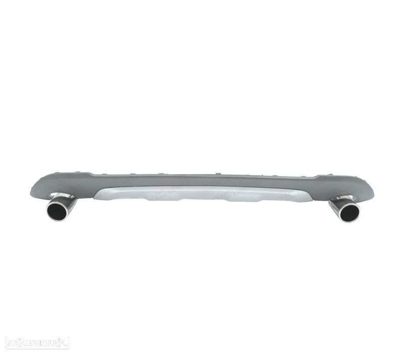 DIFUSOR BMW X1 F48 15- LOOK M + PONTEIRAS DE ESCAPE - 3