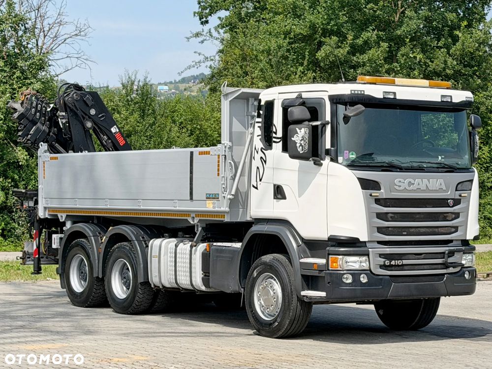 Scania G 410 * WYWROTKA 5,20 m + HIAB 211 EP-5 HIPRO + PILOT / 6x4 - 3