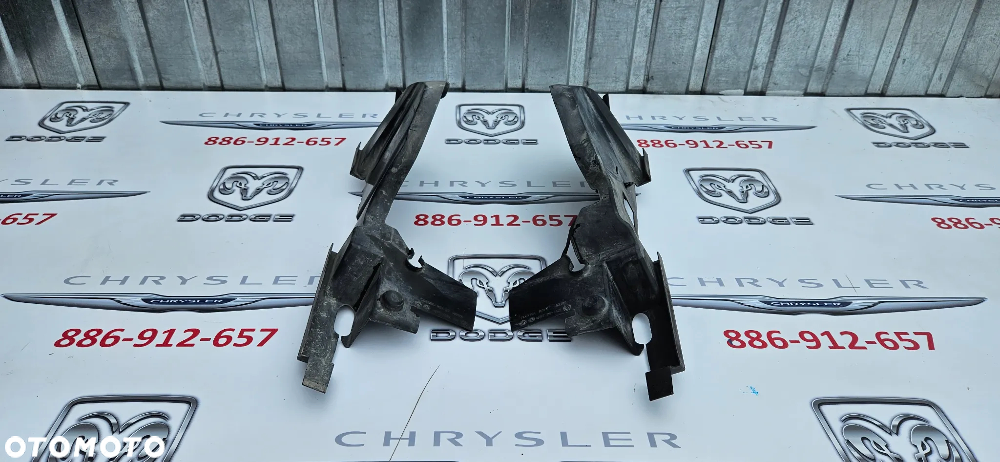 Dodge Durango III LIFT 2014- Kierownica powietrza pasa przedniego prawa lewa Łapacz powietrza Kanał powietrza Termometr zewnętrzny - 6