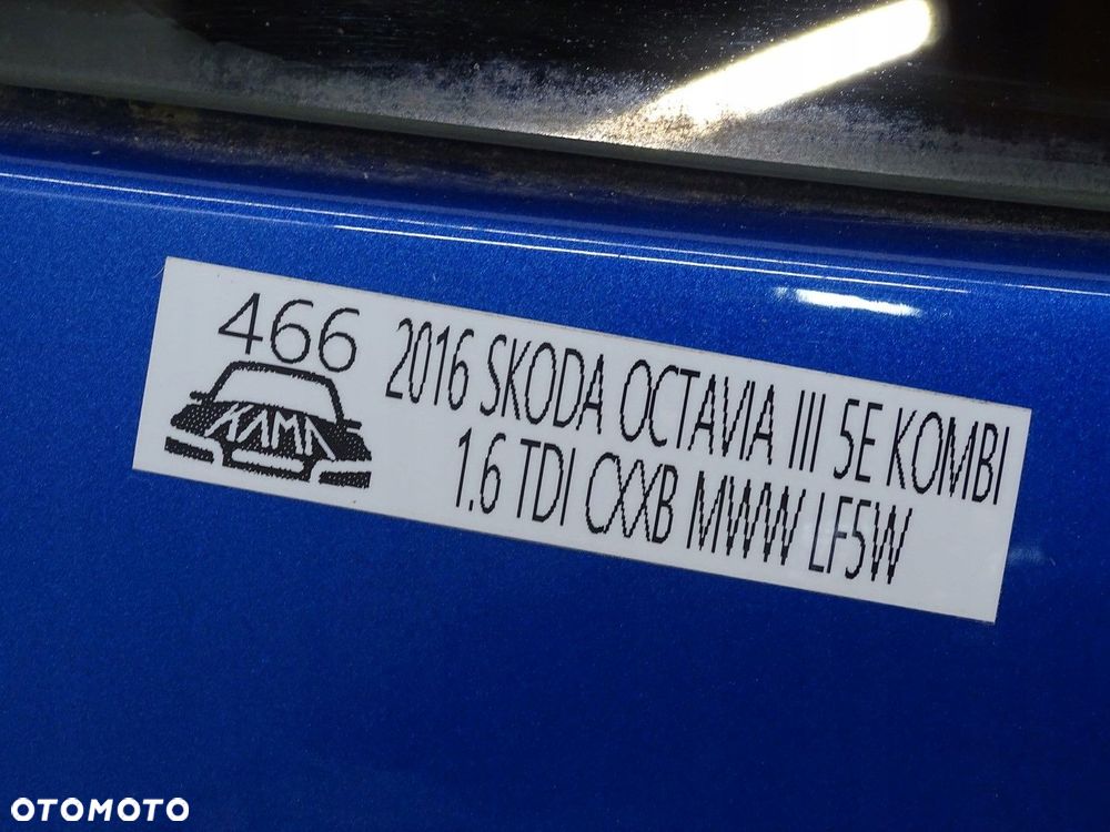 KLAPA POKRYWA TYŁ TYLNA BAGAŻNIKA Z SZYBĄ SKODA OCTAVIA III 5E KOMBI LF5W - 15