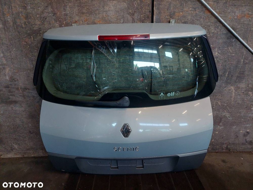 KOMPLETNY TYŁ KLAPA BAGAŻNIKA ZDERZAK TYŁ LAMPA RENAULT SCENIC II NV632 - 9