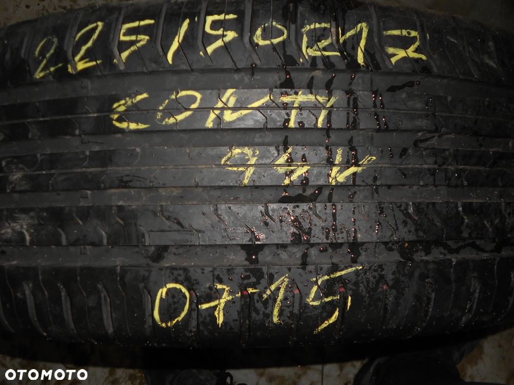 OPONA POJEDYNKA 225/50R17 CONTINENTAL CONTI ECO CONTACT 5 DOT 0715 8MM - 1