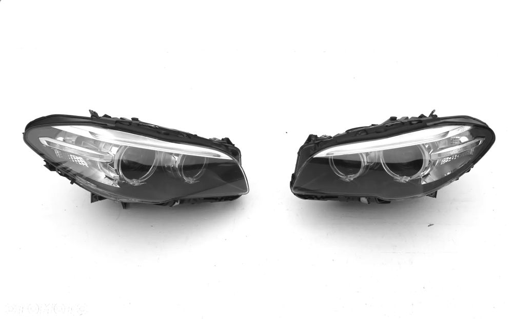 BMW 5 LCi F10 F11 2013 - reflektory Bi XENON L+R nieskrętne PARA ORYGINAŁ - 16