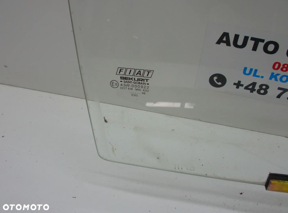 Fiat Cinqecento Szyba boczna Lewa Prawa - 4