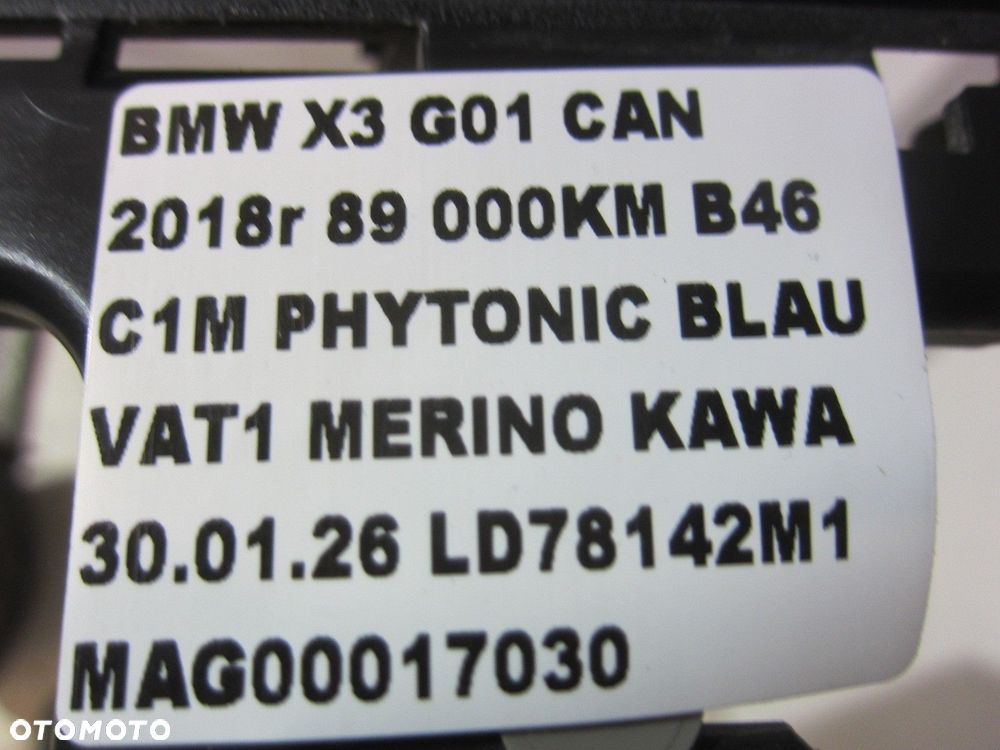 BMW X3 G01 LISTWA PROGOWA LEWA PRÓG NAKŁADKA 7466409 LED LAMPKA 51777400675 - 15