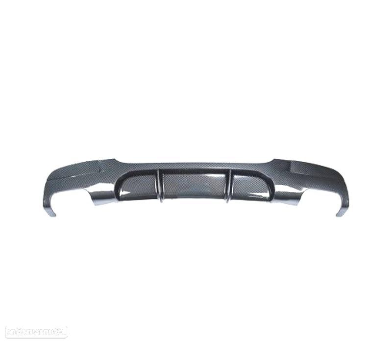DIFUSOR BMW E90 E91 LOOK M PERFORMANCE CARBONO SAÍDA DUPLA - 2