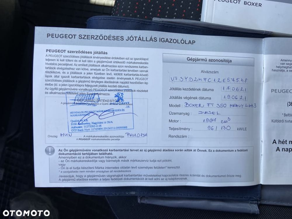 Peugeot Boxer 2017r. 2.0 HDI 130 KM L4H3 MAXI FV23 Leasing bezwypadkowy Gwararancja!201211021002022010201120 - 25