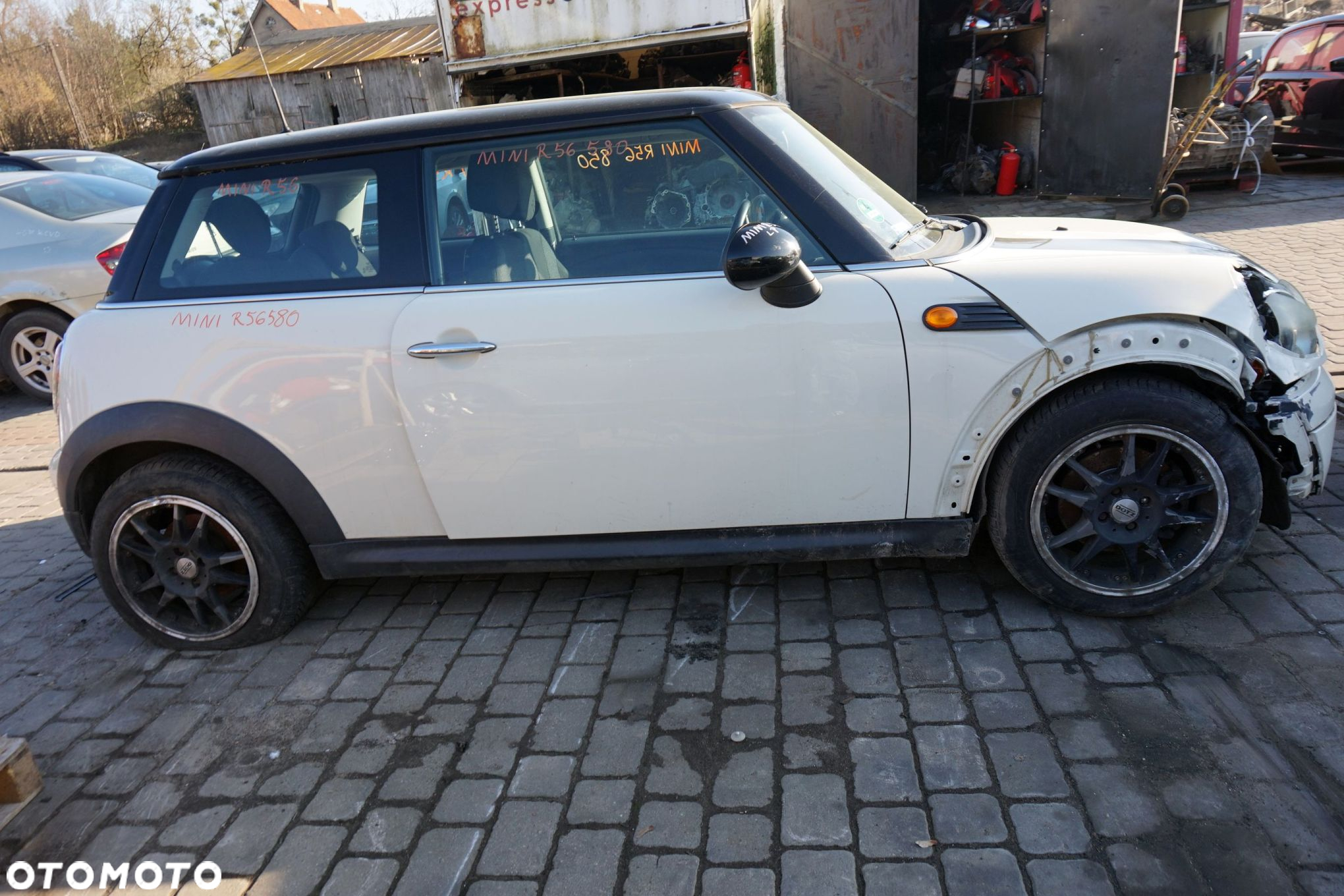 MINI COOPER II R56 5D HB 2007 850 1.6 D DV6TED4 109KM GS6-53DG-CIN BIAŁY PEPPER WHITE na części - 6