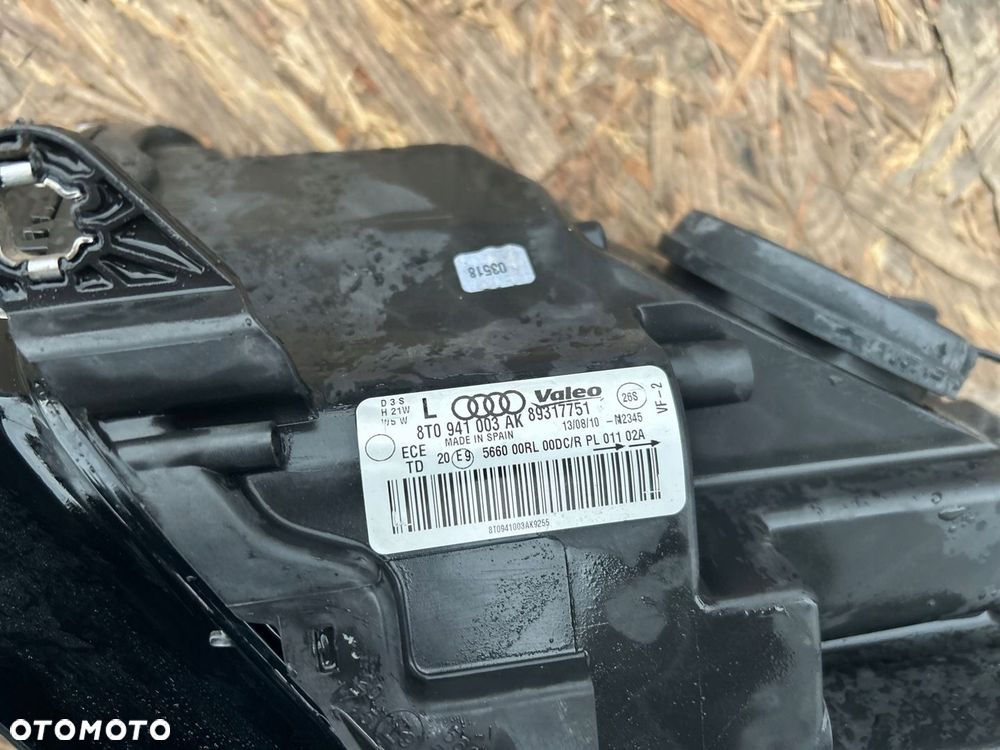 LAMPA LEWA AUDI A5 8T BI XENON NIESKRETNY PRZÓD PRZEDNIA DEMONTAŻ - 2