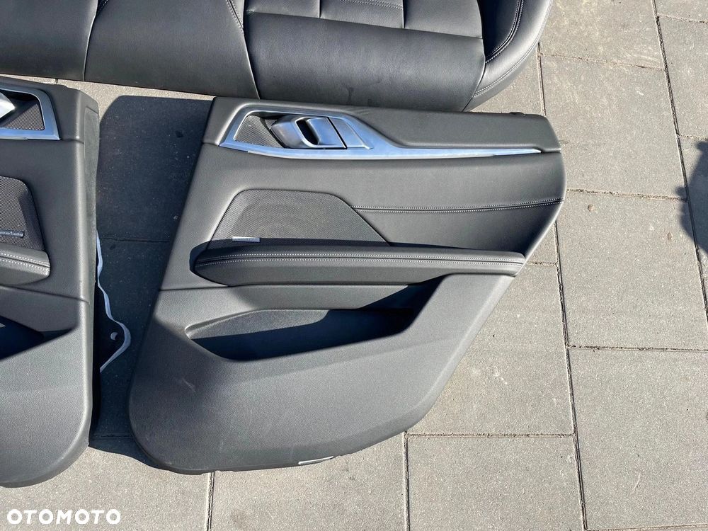 FOTELE TAPICERKA BMW i4 4 G26 SPORTY SKÓRA GRZANE ELEKTRYCZNE HARMAN PAMIĘĆ - 13