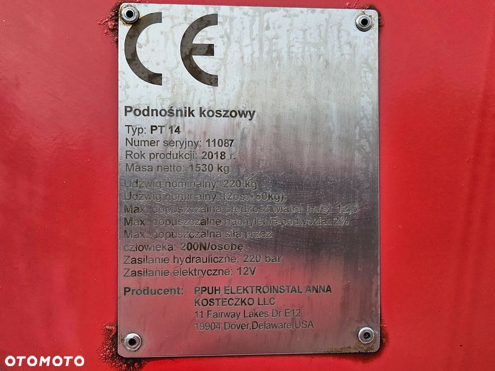 Ford Transit Podnośnik koszowy,12m,  tylko 365 mth pracy, Salon Polska - 11