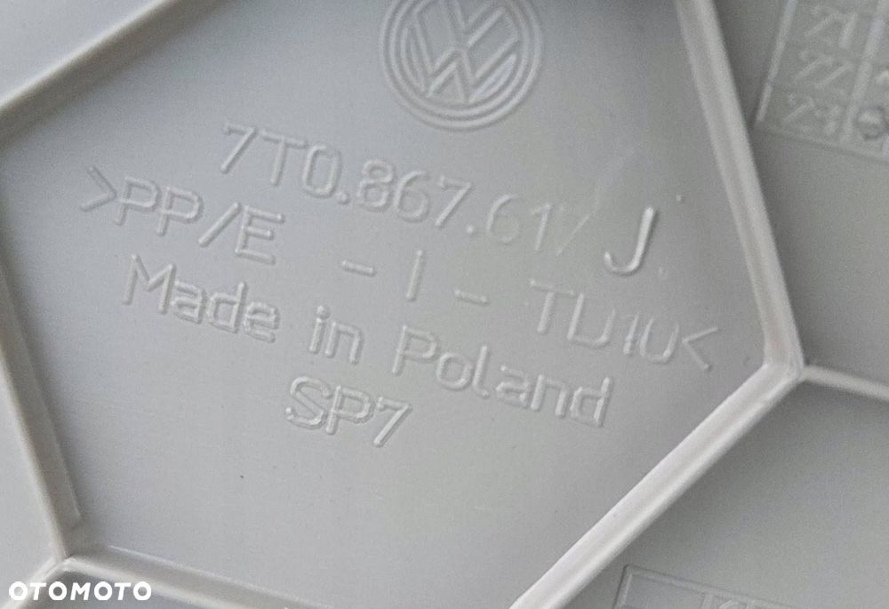 volkswagen multivan t7 maskownica osłona podsufitki tył 7t0867617j - 5