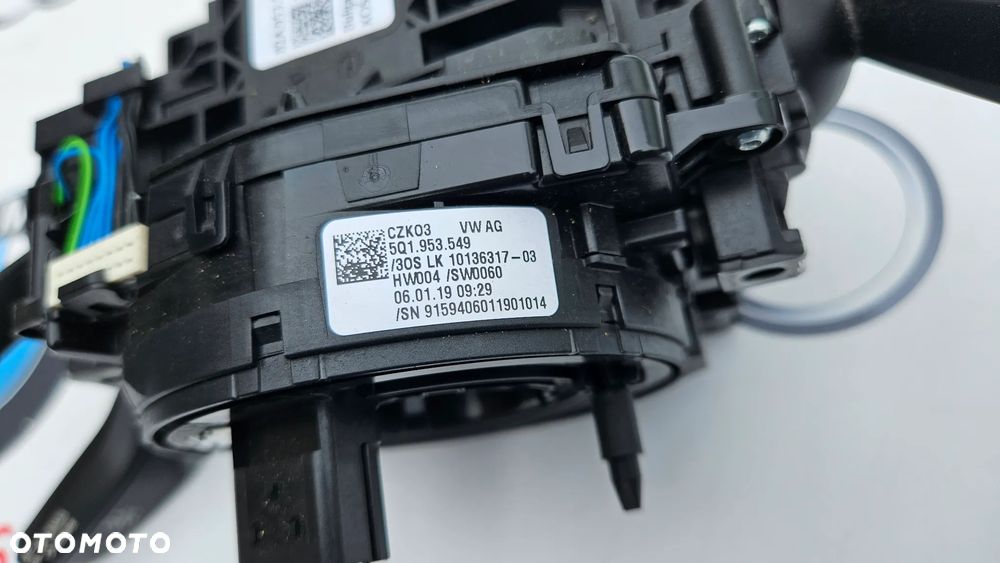 Audi Q3 83A Przełącznik zespolony Manetki Pająk Taśma 5Q1953549 82A953521EN 82A953502F IDEALNY EUROPA - 5