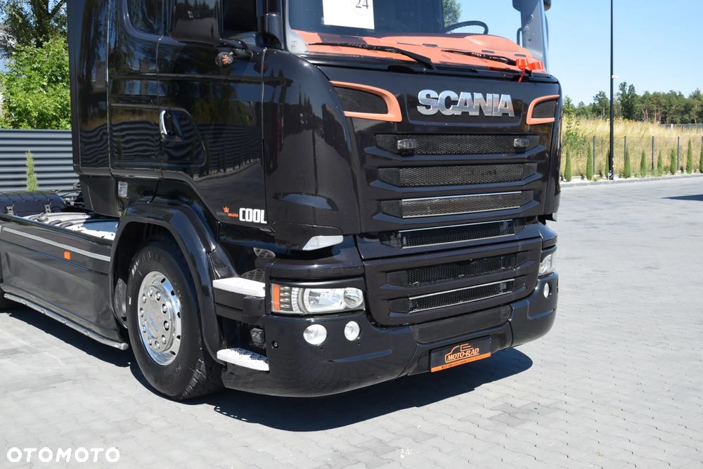 Scania R520 V8 / EURO 6 / FULL AIRMATIC / RETARDER / KLIMATYZACJA / ACC / 2 ZBIORNIKI PALIWA / ALUFELGI / LEDY / FULL SPOILERY / WERSJA PREMIUM / SPROWADZONA - 6
