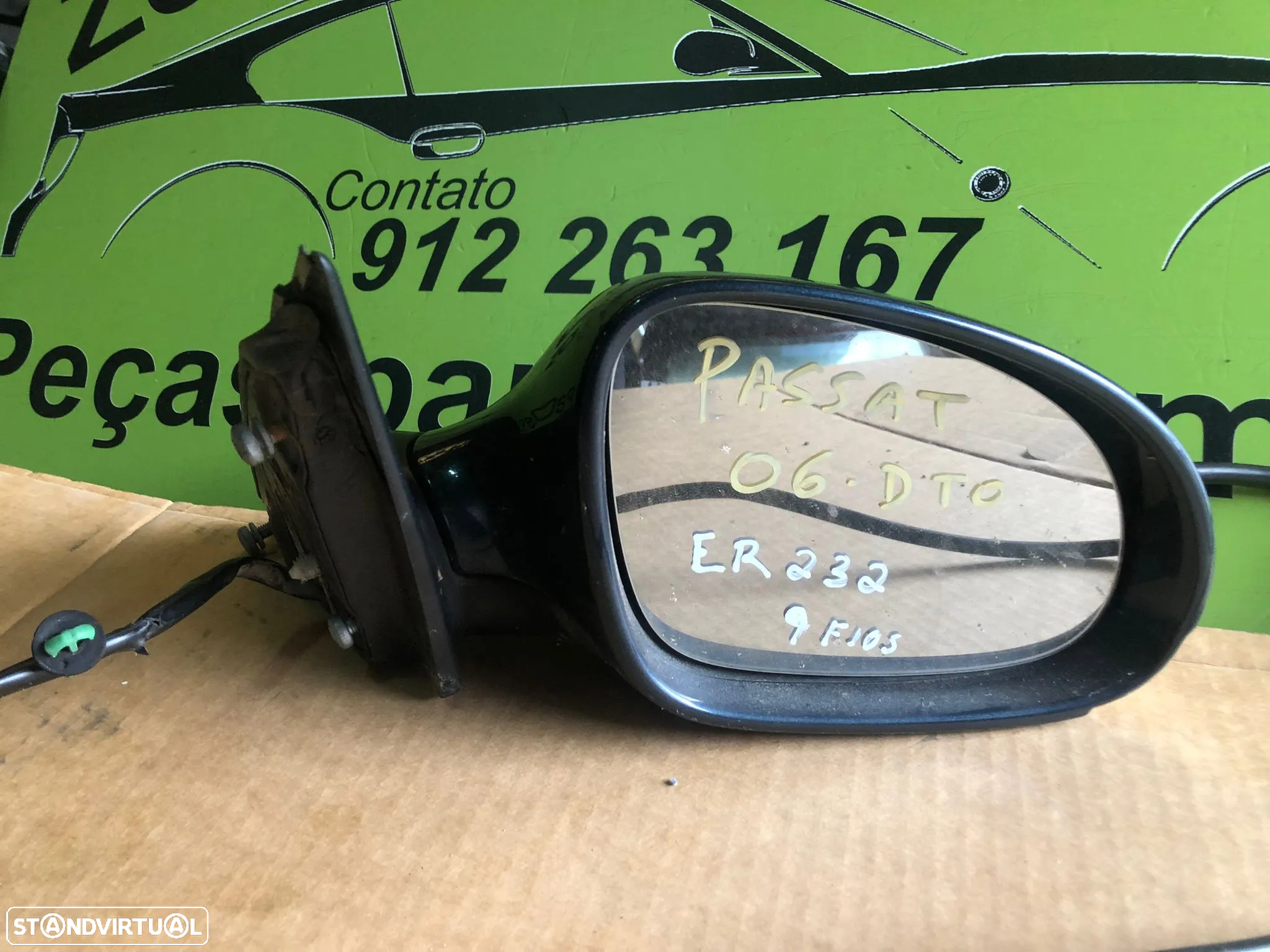 VW PASSAT B6 RETROVISOR DIREITO - ER232 - 3
