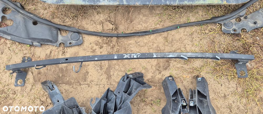 Kompletny Przód Biały PW7 Jeep Grand Cherokee WK2 Lift 2014-2017 Zderzak Wzmocnienie Chłodnice Belka Ślizgi Błotniki Lampy Maska itd - 3