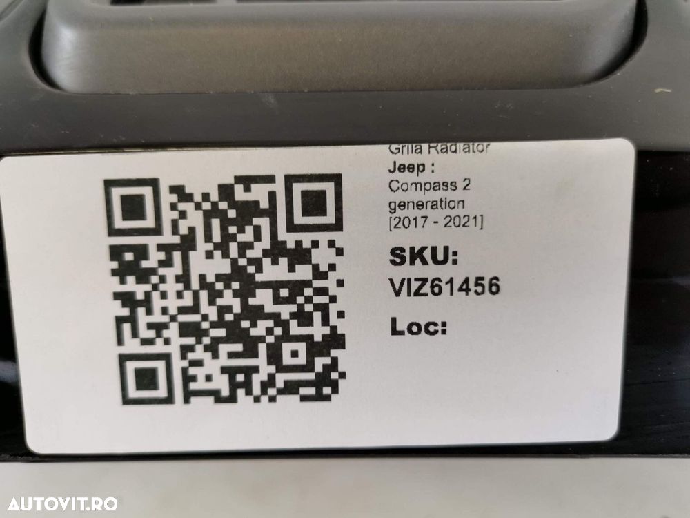 Grila Radiator Jeep  Compass 2 generation 2017 2018 2019 2020 2021 202 - 9