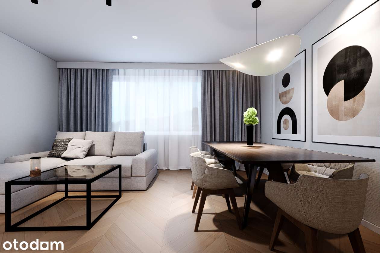 Mieszkanie po GENERALNYM REMONCIE - 3 DUŻE POKOJE - balkon, parking