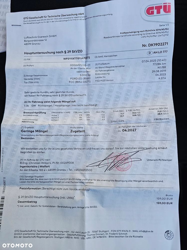 Ford TRANSIT CUSTOM - 18