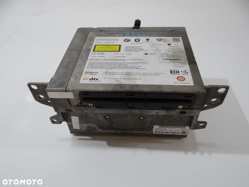 RADIO CD NAWIGACJA BMW F10 F30 F31 LCI 9347822 - 1