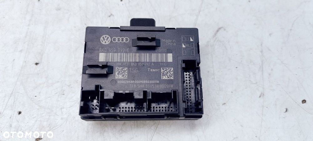 MODUŁ STEROWNIK DRZWI AUDI A4 B8 A5 Q5 8K0959792C - 1