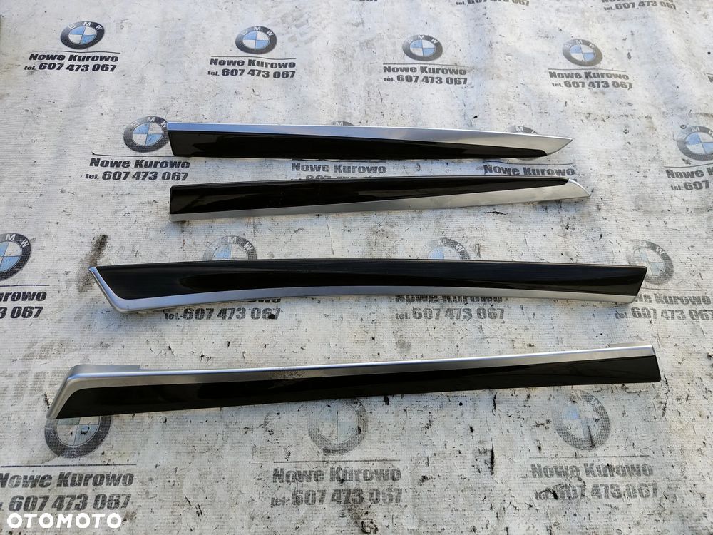 BMW F10 F11 Listwa ozdobna drzwi wewnętrzna lewa prawa przód tył - 2