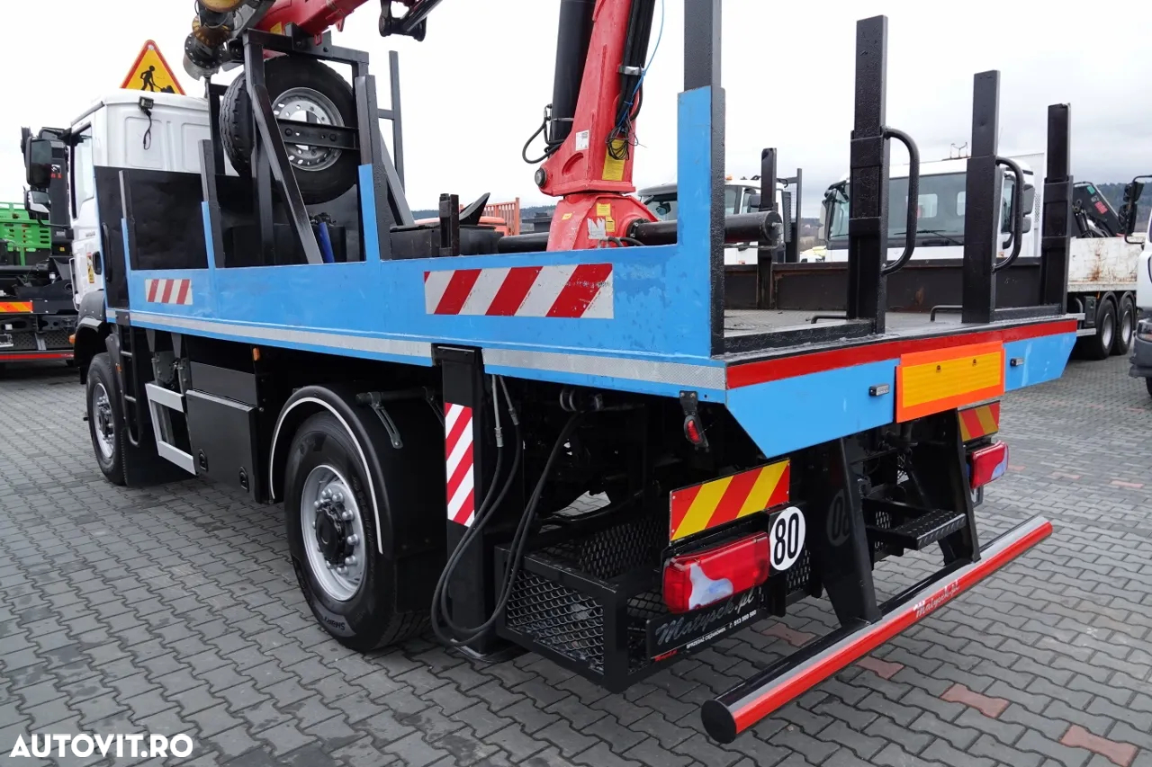 MAN TGM 13.290 / 4x4 / HDS HC 190 + GAMURIȚĂ 2 m / FORMAȚIE RICH / EURO 6 / MANUAL / AN 2019 - 15