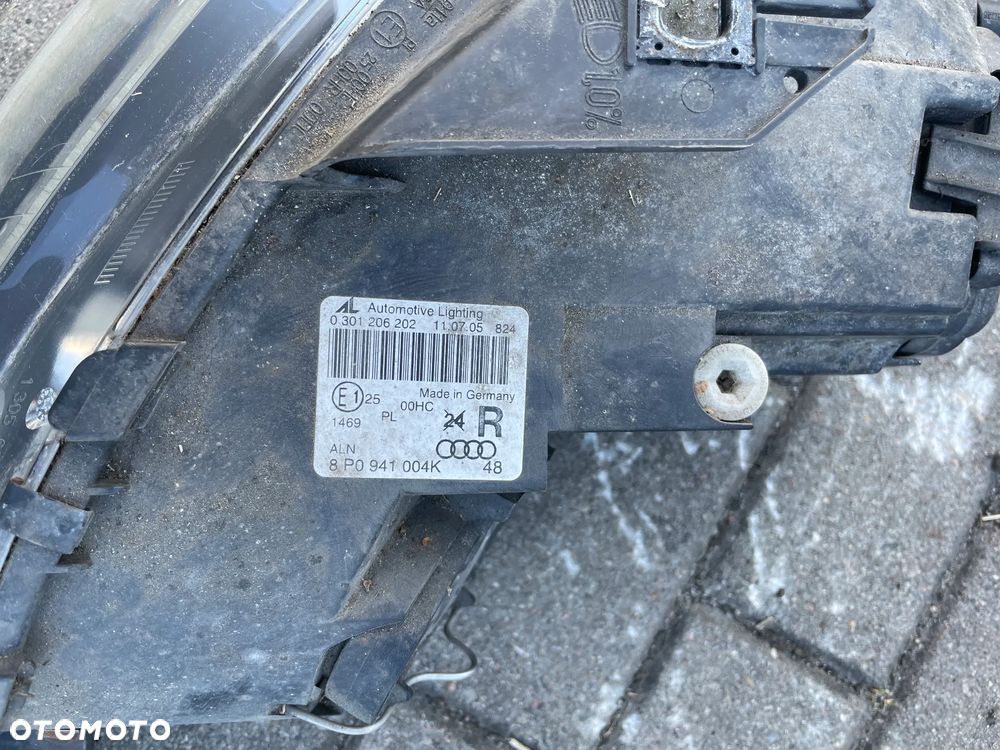 AUDI A3 8P duży grill maska lampa reflektor lewy prawy przód pas przedni LZ5C nadkole - 7