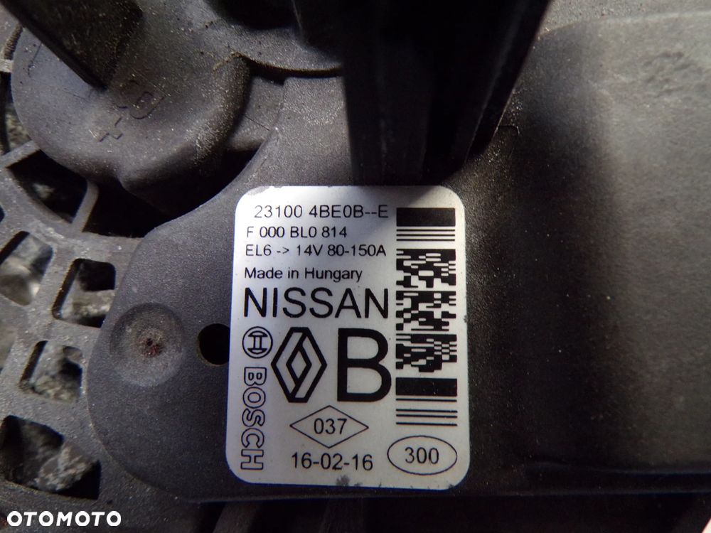 ALTERNATOR RENAULT DACIA NISSAN 1.2 23100-4BE0B - 4