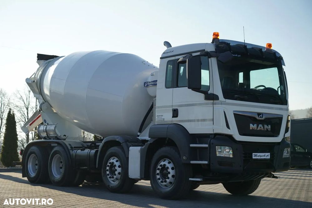 MAN TGS 32.420 / 8x4 / BETONIERĂ FRUMECAR / BETONIERĂ 9 M3 - 6