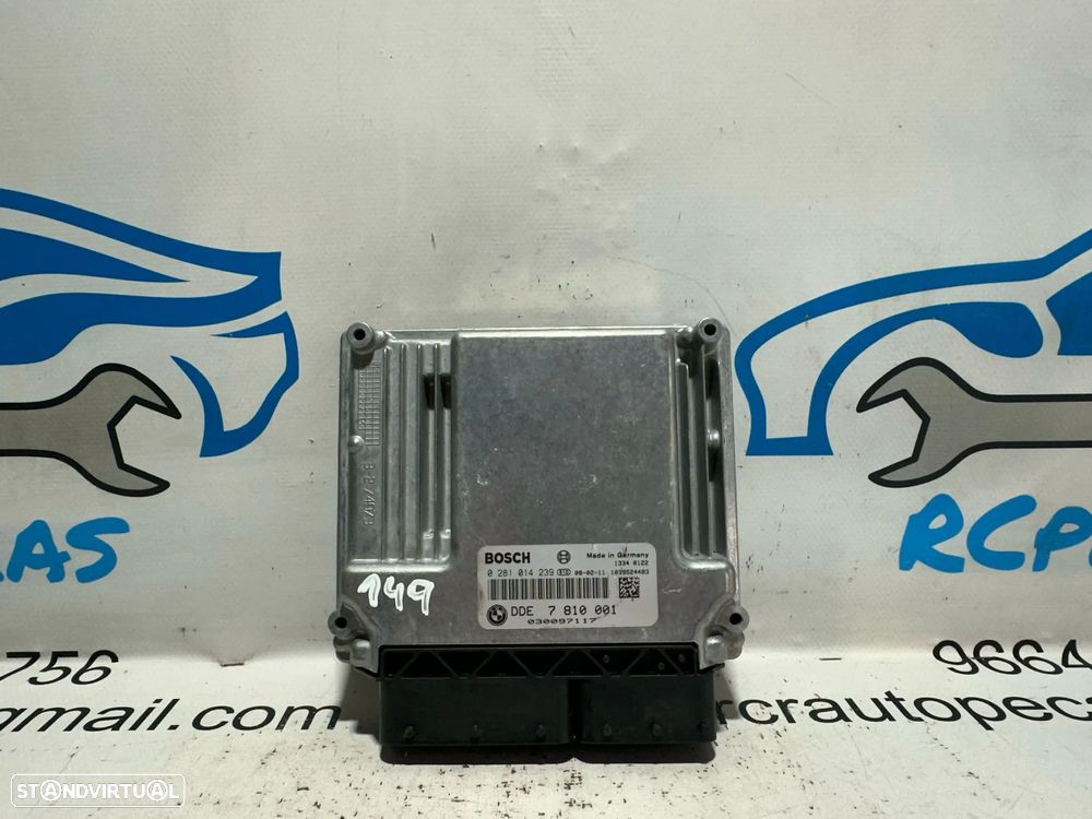 .Centralina Original Motor Bosch BMW 2.0 N47 N47D20 118d 318d 16v 143cv 7 810 001 / 0 281 014 239 - 2