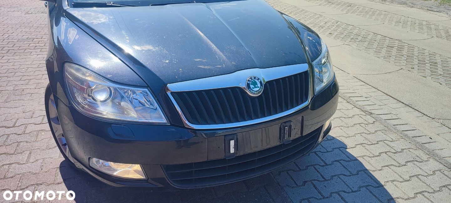 OCTAVIA II LIFT 08-12r. KOMPLETNY PRZÓD LF9R 1Z1Z maska zderzak xenon itd. - 1