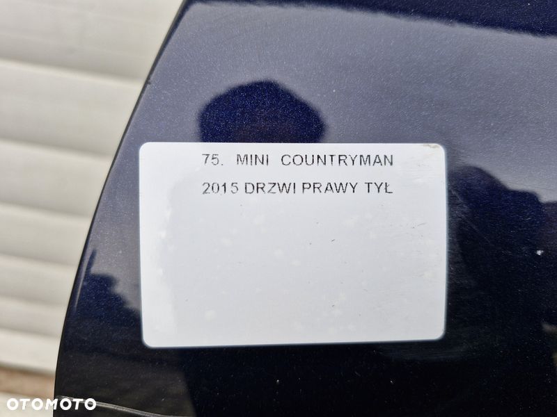 mini countryman r60 drzwi prawy tył tylne - 2