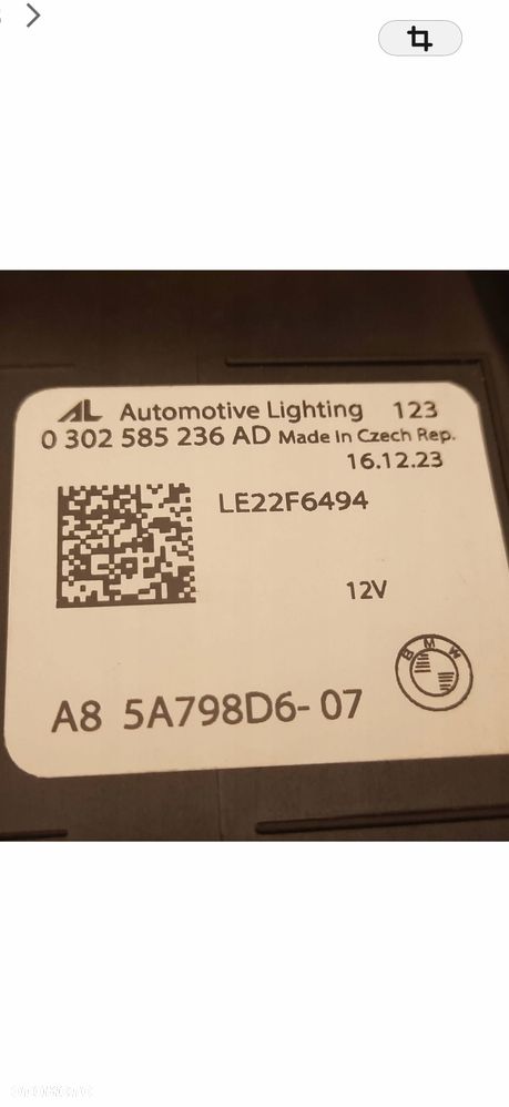 LAMPA PRAWA BMW G60 G61 FULL LED NIEBIESKA USA BDB 5A798D6 - 11