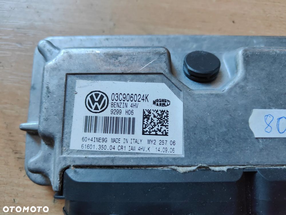 Sterownik silnika Volkswagen Golf V 03C906024K - 5