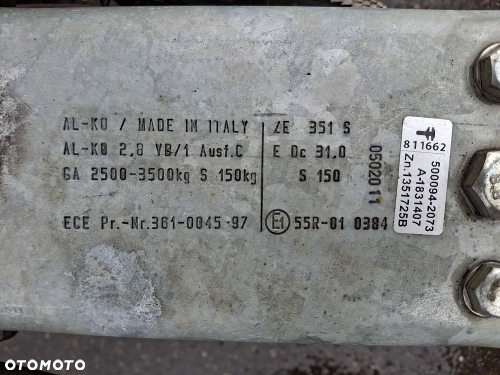 Przyczepa Laweta Niewiadów 8 Metrów Aluminiowa 3 Osie 2017r 3500kg DMC Ładowność 2600kg - 4