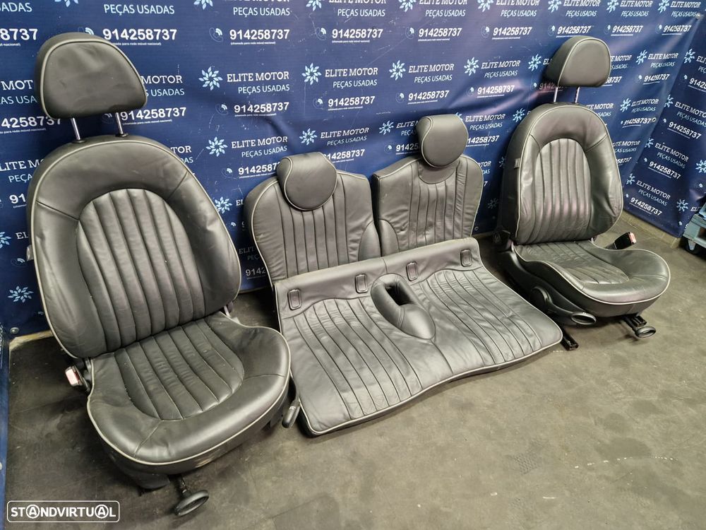 Jogo de bancos usados MINI ONE COOPER R56 PELE - 2