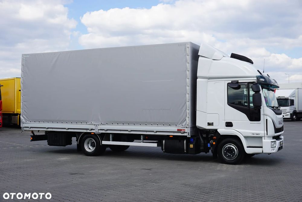 Iveco EUROCARGO / 75 - 190 / ACC / E 6 / BURTO-PLANDEKA / 16 PALET - 4