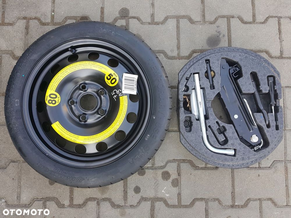 AUDI A3 8P VW GOLF V VI 5 6 KOŁO DOJAZDOWE 16 5X112 LEWAREK - 1