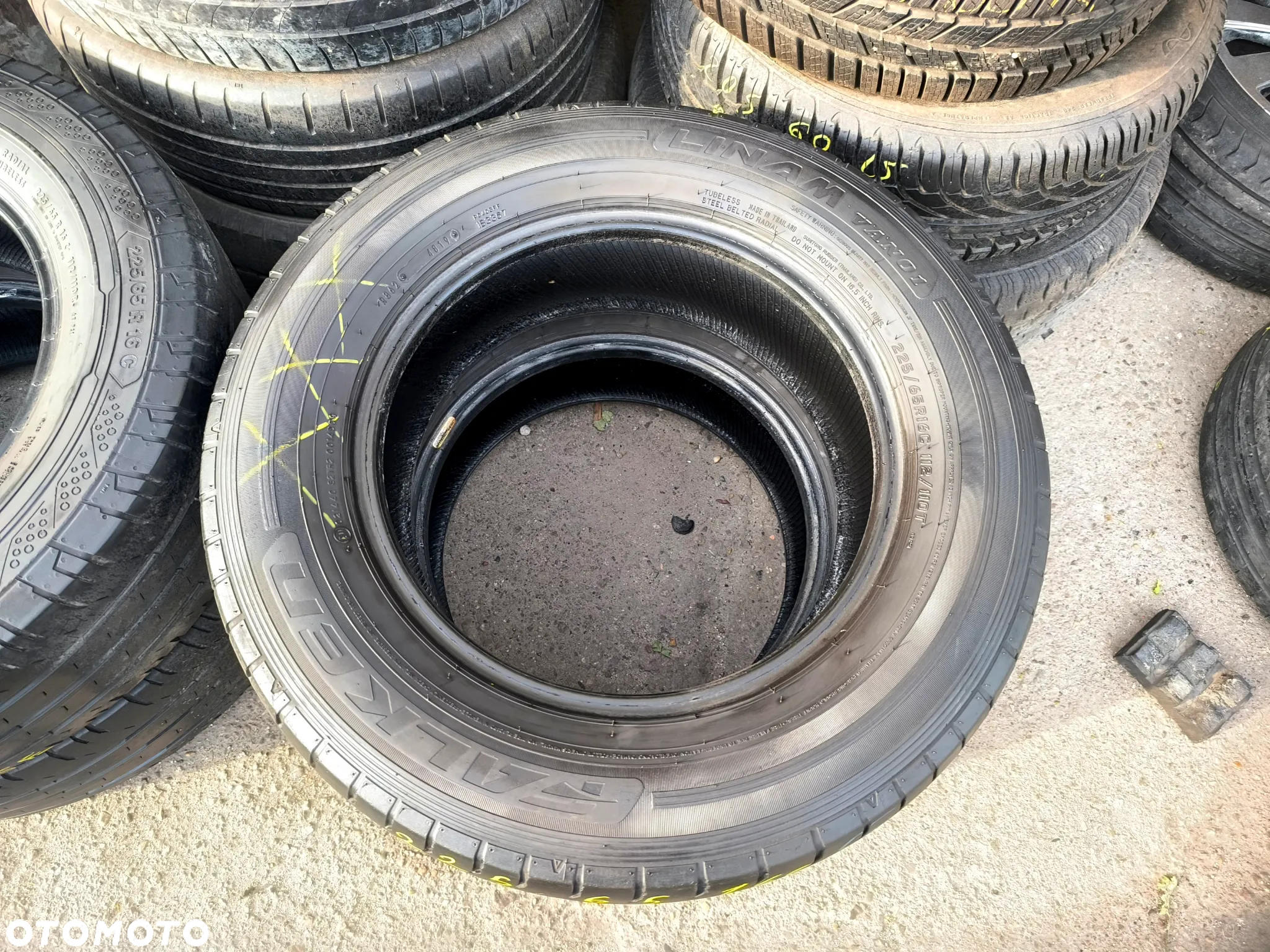 225/65R16C 112/110T 16 C Opony Letnie Lato FALKEN LINAM VAN 01 4mm Legnica ALU-RAD 225/65 - 5