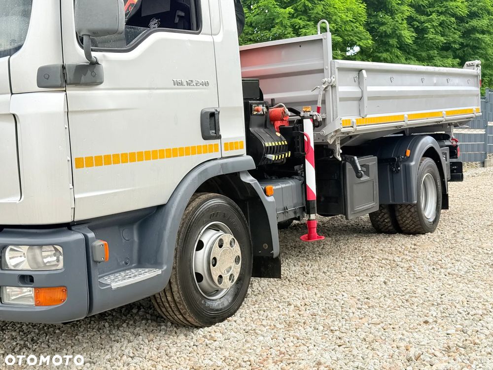 MAN MAN TGL 12-240 Kiper Wywrotka 4x2 Kran PALFINGER PK 12500 BARDZO DOBRY STAN - 6