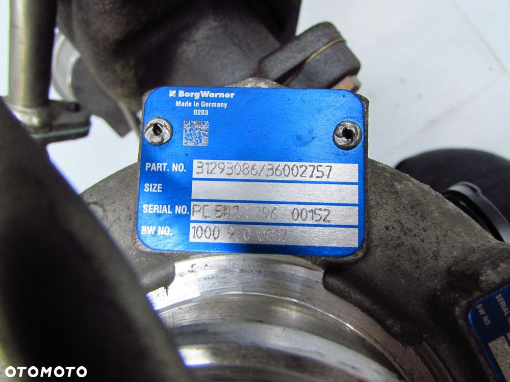 VOLVO S60 II XC60 08-17 2.4 D5 BITURBO TURBINA 31293089 - 12