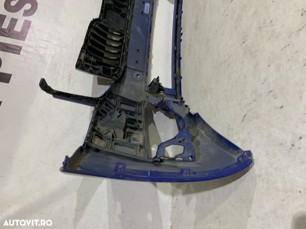 Bara fata Skoda Octavia 3, facelift, 2017, 2018, 2019, 2020, cod origine OE 5E0807221N, cu gauri pentru spalatori faruri si senzori de parcare. - 3