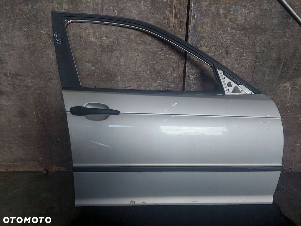 DRZWI KOMPLETNE PRAWY PRZÓD BMW E46 LIFT 354/7 TITANSILBER METALLIC - 1